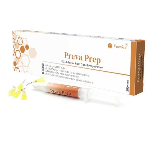 Preva Prep EDTA Gel for root canal preparation 17% EDTA 10% carbamide peroxide