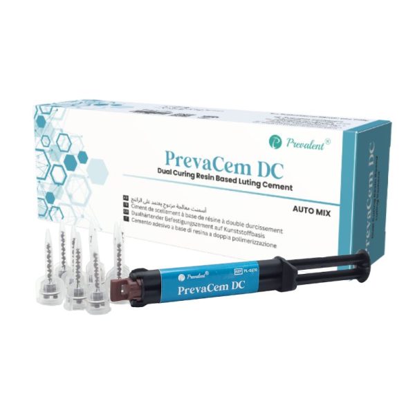 PrevaCem DC dual curing universal resin cement automix dental adhesive
